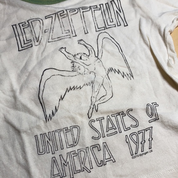 Led-Zeppelin Ringer tee shirt - Picture 2 of 3